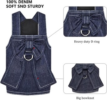 Foto 1 | Foto 1 | Vestido Con Arnés Para Perros Huoguo Firpus Para Perros Pequeños Y Niñas - Venta Internacional.
