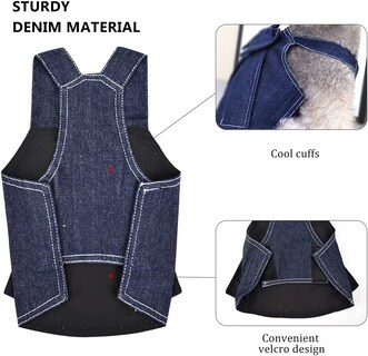 Foto 2 | Foto 2 | Vestido Con Arnés Para Perros Huoguo Firpus Para Perros Pequeños Y Niñas - Venta Internacional.