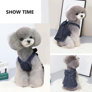 Foto 3 | Foto 3 | Vestido Con Arnés Para Perros Huoguo Firpus Para Perros Pequeños Y Niñas - Venta Internacional.