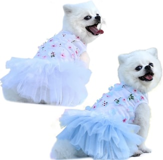 Foto 5 | Foto 5 | Vestidos Para Perros Huoguo Summer Tutú Princess Para Perros Pequeños, Paquete De 2 - Venta Internacional.