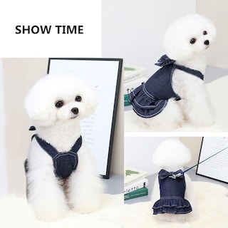 Foto 3 | Foto 3 | Vestido Con Arnés Para Perros Huoguo Firpus Para Perros Pequeños Y Niñas - Venta Internacional.