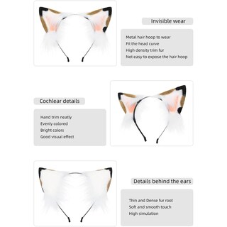 Foto 4 | Foto 4 | Conjunto De Disfraces De Cosplay Junboon, Gato, Lobo, Cola De Zorro, Piel Sintética Para Adultos - Venta Internacional.