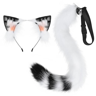 Foto 1 | Foto 1 | Conjunto De Disfraces De Cosplay Junboon, Gato, Lobo, Cola De Zorro, Piel Sintética Para Adultos - Venta Internacional.
