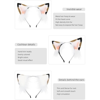 Foto 4 | Foto 4 | Conjunto De Disfraces De Cosplay Junboon, Gato, Lobo, Cola De Zorro, Piel Sintética Para Adultos - Venta Internacional.