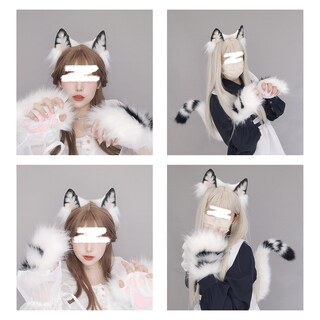 Foto 7 | Foto 7 | Conjunto De Disfraces De Cosplay Junboon, Gato, Lobo, Cola De Zorro, Piel Sintética Para Adultos - Venta Internacional.
