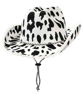 Foto 1 | Foto 1 | Sombrero Vaquero Con Estampado De Vaca Beistle, Talla Única Para La Mayoría - Venta Internacional.