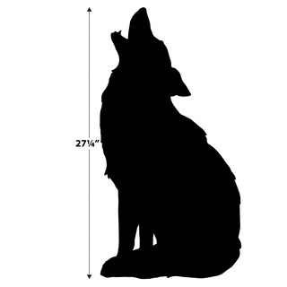 Foto 2 | Foto 2 | Silueta Negra Cut Outs Beistle Wild West Coyote X4 - Venta Internacional.