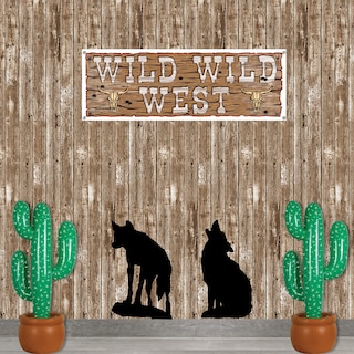 Foto 4 | Foto 4 | Silueta Negra Cut Outs Beistle Wild West Coyote X4 - Venta Internacional.
