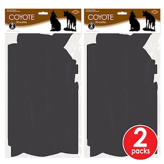 Foto 5 | Foto 5 | Silueta Negra Cut Outs Beistle Wild West Coyote X4 - Venta Internacional.