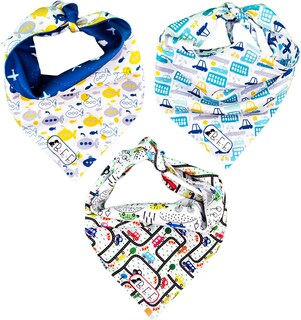 Foto 2 | Foto 2 | Kit 3 Bandanas Artesanales Para Perro Bff 035-coches Paliacate Doble Vista 6 Looks Diferentes.