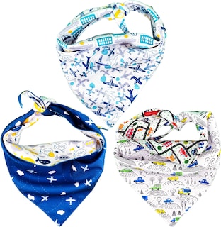 Foto 3 | Foto 3 | Kit 3 Bandanas Artesanales Para Perro Bff 035-coches Paliacate Doble Vista 6 Looks Diferentes.