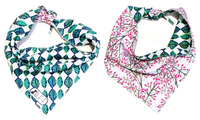 Foto 6 | Foto 6 | Kit 3 Bandanas Artesanales Para Perro Bff 014-bordado Paliacate Doble Vista 6 Looks Diferentes.