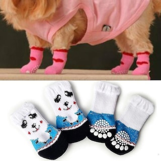 Foto 1 | Foto 1 | 2 Pares De Bonitos Calcetines De Punto Para Cachorros De Bird Cage Bird Baths - Venta Internacional.