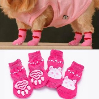 Foto 1 | Foto 1 | 2 Pares De Bonitos Calcetines De Punto Para Cachorros De Bird Cage Bird Baths - Venta Internacional.