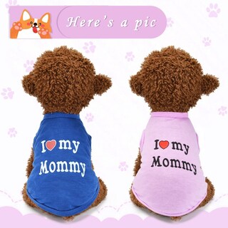 Foto 2 | Foto 2 | Ropa Para Perros Huoguo, Verano, Sin Mangas, Mezcla De Algodón Para Perros Xs - Venta Internacional.