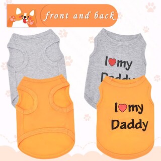 Foto 3 | Foto 3 | Ropa Para Perros Huoguo, Verano, Sin Mangas, Mezcla De Algodón Para Niños Pequeños - Venta Internacional.