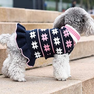 Foto 4 | Foto 4 | Vestido Tipo Suéter Con Cuello Alto Para Perros Medianos | Huoguo - Venta Internacional.