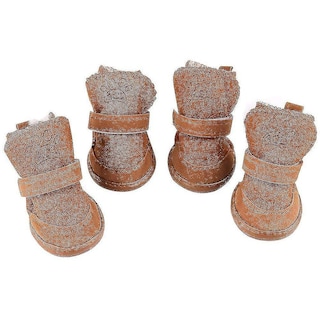 Foto 1 | Foto 1 | Botas De Nieve Para Perros Huoguo Para Cachorros Con Correas Ajustables (s) - Venta Internacional.