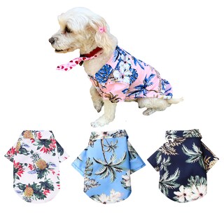 Foto 1 | Foto 1 | Camisa Hawaiana para Perro Razas Pequeñas Gato 3 Pack