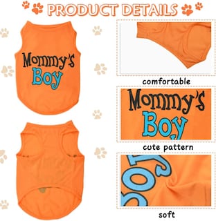 Foto 4 | Foto 4 | Ropa Para Perros Huoguo Camisetas De 4 Piezas Para Perros Pequeños - Venta Internacional.