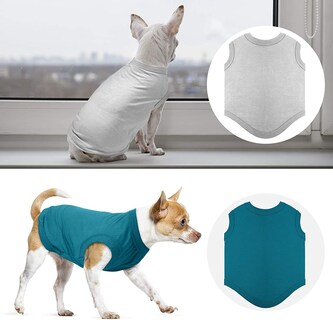 Foto 2 | Foto 2 | Camisas Para Perros Huoguo Pet Puppy, Ropa De Verano, 8 Piezas - Venta Internacional.