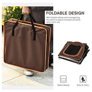 Foto 7 | Foto 7 | Transportín Para Mascotas Pawhut, Portátil, De Lados Blandos, Con Doble Compartimento - Venta Internacional.