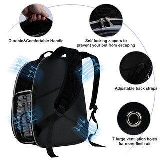 Foto 2 | Foto 2 | Mochila Transportadora Para Gatos Baglher Bubble, Aprobada Por La Aerolínea Dog B - Venta Internacional.
