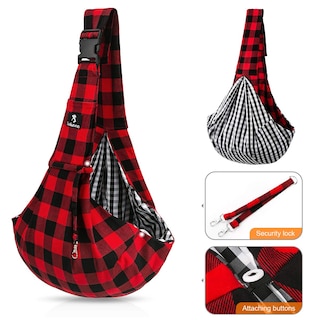 Foto 4 | Foto 4 | Transportín Para Mascotas Jekeno, Correa Ajustable Para Perros Pequeños Y Gatos, Color Rojo - Venta Internacional.