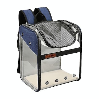 Foto 1 | Foto 1 | Mochila Transpirable Para Mascotas Bird Cage Bird Baths Ldlc, Azul Oscuro - Venta Internacional.
