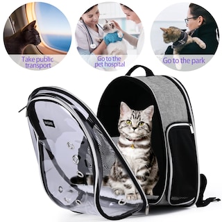 Foto 4 | Foto 4 | Mochila Transportadora Para Gatos Baglher Bubble, Aprobada Por La Aerolínea Dog B - Venta Internacional.
