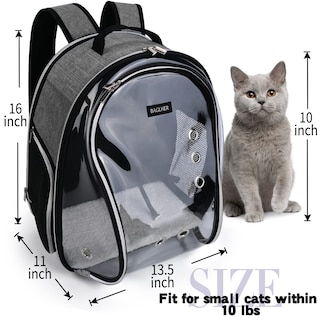 Foto 5 | Foto 5 | Mochila Transportadora Para Gatos Baglher Bubble, Aprobada Por La Aerolínea Dog B - Venta Internacional.