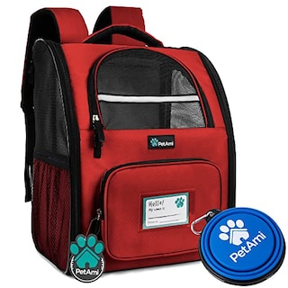 Foto 1 | Foto 1 | Mochila Transportadora De Mascotas Petami Deluxe Para Perros Y Gatos Pequeños, Cachorros | Diseño Ve - Venta Internacional.