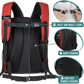 Foto 4 | Foto 4 | Mochila Transportadora De Mascotas Petami Deluxe Para Perros Y Gatos Pequeños, Cachorros | Diseño Ve - Venta Internacional.