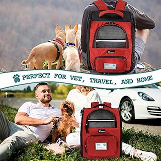 Foto 7 | Foto 7 | Mochila Transportadora De Mascotas Petami Deluxe Para Perros Y Gatos Pequeños, Cachorros | Diseño Ve - Venta Internacional.