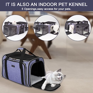 Foto 7 | Foto 7 | Bolsa De Transporte Para Mascotas Baglher Aprobada Por Aerolíneas Para Mascotas Pequeñas Y Medianas - Venta Internacional.
