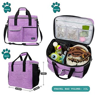 Foto 3 | Foto 3 | Bolsa De Viaje Petami Dog, Aprobada Por La Aerolínea, Color Morado - Venta Internacional.