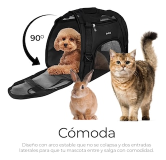Foto 5 | Foto 5 | Transportadora Maleta Mascota Negro
