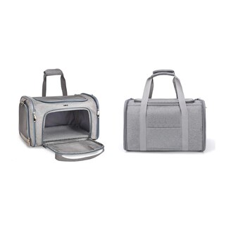 Foto 2 | Foto 2 | Transportadora Belug Bolsa De Mascotas Plegable Gris