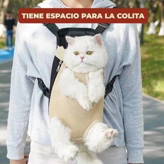 Foto 6 | Foto 6 | Cangurera Transportadora Color Beige Para Perro Y Gato Talla XL