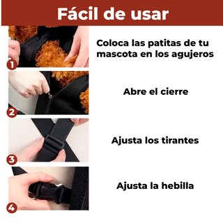 Foto 7 | Foto 7 | Cangurera Transportadora Color Rojo Para Perro Y Gato Talla M