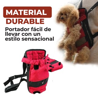 Foto 5 | Foto 5 | Cangurera Transportadora Para Perro Y Gato Color Rojo Talla Grande