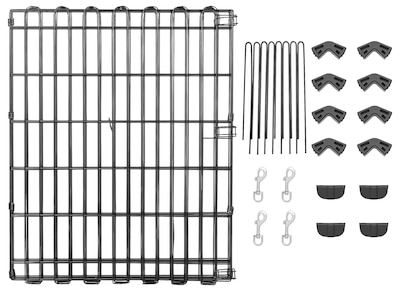 Foto 6 | Foto 6 | Ejercicio Y Parque Para Mascotas Amazonbasics, Plegable, De Metal, 91 Cm - Venta Internacional.