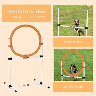 Foto 7 | Foto 7 | Equipo de Agilidad 2 en 1 para Entrenamiento de Obstáculos para Perros PawHut - Venta Internacional