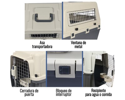 Foto 6 | Foto 6 | Transportadora De Plástico Para Mascotas Xs