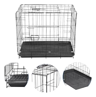 Foto 2 | Foto 2 | Transportadora Metalica Plegable Jaula Perro Gato Chico 50cm