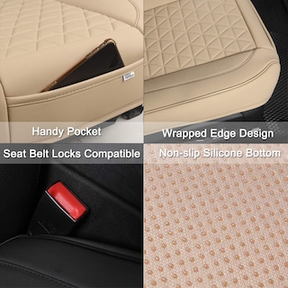 Foto 5 | Foto 5 | Funda De Asiento De Coche Black Panther Luxury, Piel Sintética, Beige, 1 Unidad - Venta Internacional.