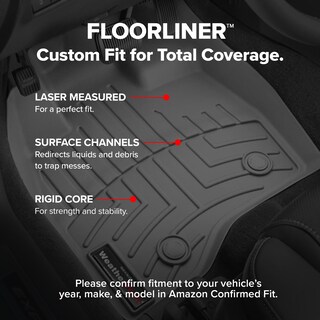 Foto 3 | Foto 3 | Floorliners Weathertech Custom Fit Para Kia Telluride, Color Negro - Venta Internacional.