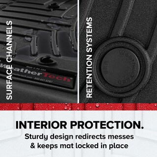 Foto 4 | Foto 4 | Floorliners Weathertech Custom Fit Para Kia Telluride, Color Negro - Venta Internacional.