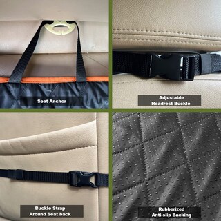 Foto 5 | Foto 5 | Funda De Asiento Delantero De Coche Para Perros Femular, Impermeable, Paquete De 2 - Venta Internacional.