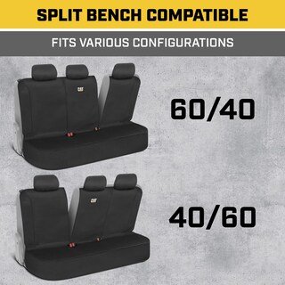 Foto 4 | Foto 4 | Funda De Asiento Cat Flexfit Para Coches, Camiones Y Suv En Negro - Venta Internacional.